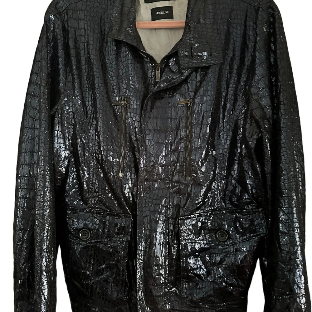 EMPORIO ARMANI BLACK BOMBER JACKET - Picture 2 of 9